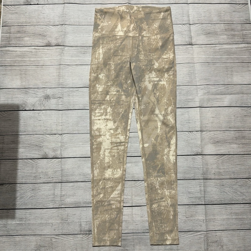 Mono B Tan Tie-Dye Leggings size Small